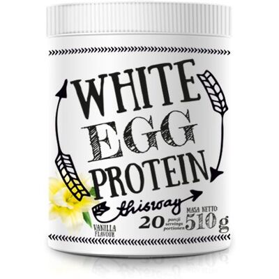 Inny producent White EGG protein białko jajka albumina w proszku słoik Wanilia 510 g Inny producent White EGG protein białko jajka albumina w proszku słoik Wanilia 510 g