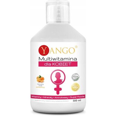 Yango Multiwitamina Dla Kobiet Aminokwasy Super Foods Witaminy Minerały ,Suplement diety Yango Multiwitamina Dla Kobiet Aminokwasy Super Foods Witaminy Minerały ,Suplement diety