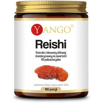 Yango Reishi - Ekstrakt 10% Polisacharydy - Suplement diety Yango Reishi - Ekstrakt 10% Polisacharydy - Suplement diety