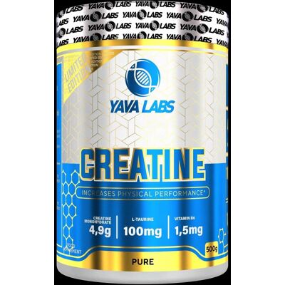 Inny producent Yava Labs Creatine Pure 500g Monohydrat Tauryna Witamina B6 Wytrzymałość Inny producent Yava Labs Creatine Pure 500g Monohydrat Tauryna Witamina B6 Wytrzymałość