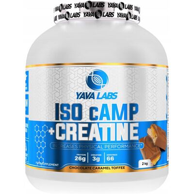 Inny producent Yava Labs ISO cAMP Creatine 2kg izolat białka kreatyna czeko-karmelowe Inny producent Yava Labs ISO cAMP Creatine 2kg izolat białka kreatyna czeko-karmelowe