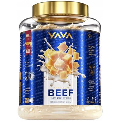 Inny producent YAVA LABS PREMIUM BIAŁKO WOŁOWE 2KG MANGO Inny producent YAVA LABS PREMIUM BIAŁKO WOŁOWE 2KG MANGO