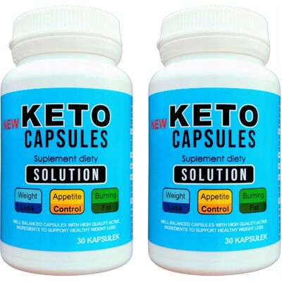 2x New Keto Capsules - Wspomaga Odchudzanie 30 Kapsułek - Oryginalny 2x New Keto Capsules - Wspomaga Odchudzanie 30 Kapsułek - Oryginalny