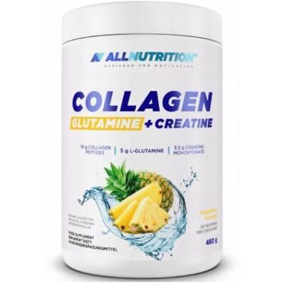 SFD Allnutrition Collagen Glutamine + Creatine Ananas, Mięśnie I Stawy 480 G SFD Allnutrition Collagen Glutamine + Creatine Ananas, Mięśnie I Stawy 480 G