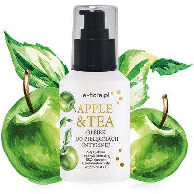 Apple & Tea Olejek Do Pielęgnacji Intymnej: Ekstrakt Z Zielonej Herbaty, Olej Z Jabłka, Szałwii Lekarskiej, Wit. A + E 60ml Apple & Tea Olejek Do Pielęgnacji Intymnej: Ekstrakt Z Zielonej Herbaty, Olej Z Jabłka, Szałwii Lekarskiej, Wit. A + E 60ml