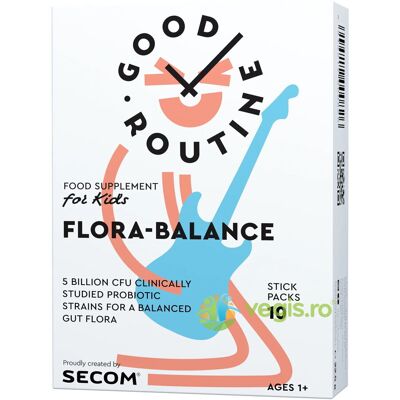 Flora Balance Pentru Copii 10 Plicuri Secom, Flora Balance Pentru Copii 10 Plicuri Secom,