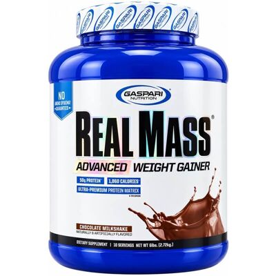 Gaspari Nutrition Real Mass - Odżywka Na Masę Gainer 2720 G Czekolada Gaspari Nutrition Real Mass - Odżywka Na Masę Gainer 2720 G Czekolada