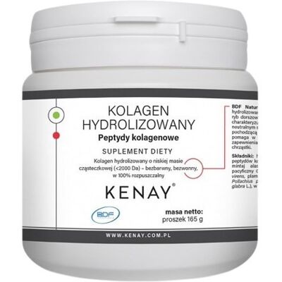 Kenay Kolagen Hydrolizowany Peptydy Kolagenowe (165 G) 5900672155815 Kenay Kolagen Hydrolizowany Peptydy Kolagenowe (165 G) 5900672155815
