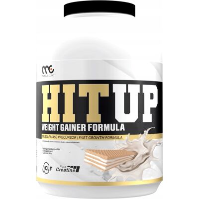 Inny producent Muscle Clinic Hitup Gainer Wafelkowy 3000 G – Odżywka Węglowodanowo-Białkowa Z Kreatyną, Aminokwasami I Witaminami Inny producent Muscle Clinic Hitup Gainer Wafelkowy 3000 G – Odżywka Węglowodanowo-Białkowa Z Kreatyną, Aminokwasami I Witaminami
