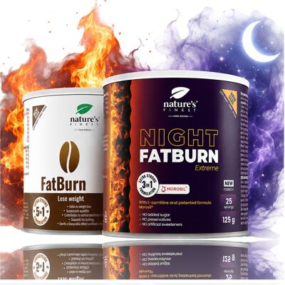 Night Fatburn + Ok!Fatburn Coffee Nature'S Finest Zestaw Na Odchudzanie Spalanie Metabozlim Night Fatburn + Ok!Fatburn Coffee Nature'S Finest Zestaw Na Odchudzanie Spalanie Metabozlim