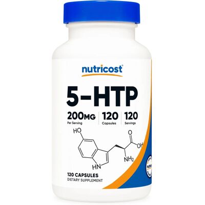 Nutricost 5-Htp 200 Mg - 5-Hydroksytryptofan (120 Kaps.) Nutricost 5-Htp 200 Mg - 5-Hydroksytryptofan (120 Kaps.)