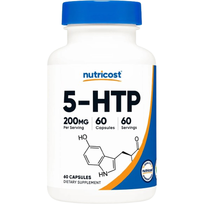 Nutricost 5-Htp 200 Mg - 5-Hydroksytryptofan (60 Kaps.) Nutricost 5-Htp 200 Mg - 5-Hydroksytryptofan (60 Kaps.)