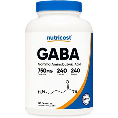 Nutricost Gaba 750 Mg (240 Kaps.) Nutricost Gaba 750 Mg (240 Kaps.)
