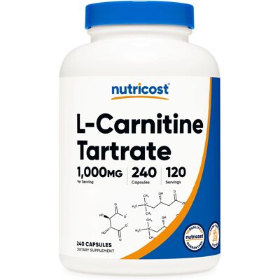 Nutricost L-Carnitine Tartrate 500 Mg - Winian L-Karnityny (240 Kaps.) Nutricost L-Carnitine Tartrate 500 Mg - Winian L-Karnityny (240 Kaps.)