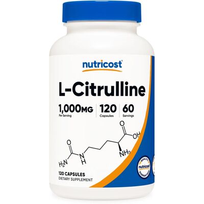 Nutricost L-Citrulline 750 Mg - L-Cytrulina (120 Kaps.) Nutricost L-Citrulline 750 Mg - L-Cytrulina (120 Kaps.)