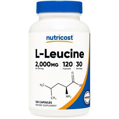 Nutricost L-Leucine 500 Mg - L-Leucyna (120 Kaps.) Nutricost L-Leucine 500 Mg - L-Leucyna (120 Kaps.)