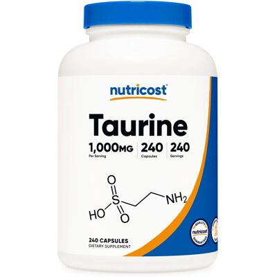 Nutricost Taurine 1000 Mg - Tauryna (240 Kaps.) Nutricost Taurine 1000 Mg - Tauryna (240 Kaps.)