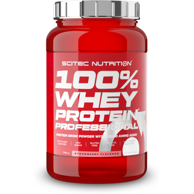 Scitec Nutrition 100% Whey Protein Professional 780 G Strawberry Scitec Nutrition 100% Whey Protein Professional 780 G Strawberry