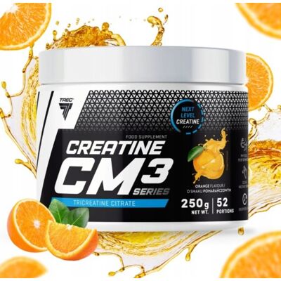 Trec Nutrition Trec Cm3 Kreatyna Cytrynian Trikreatyny 250 G Smak Pomarańczowy Trec Nutrition Trec Cm3 Kreatyna Cytrynian Trikreatyny 250 G Smak Pomarańczowy