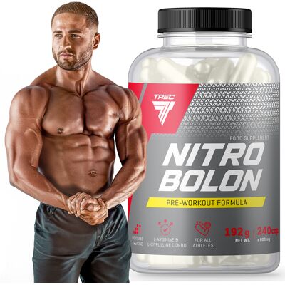 Trec Nutrition Nitrobolon - Formuła przedtreningowa - 240 kapsułek Trec Nutrition Nitrobolon - Formuła przedtreningowa - 240 kapsułek