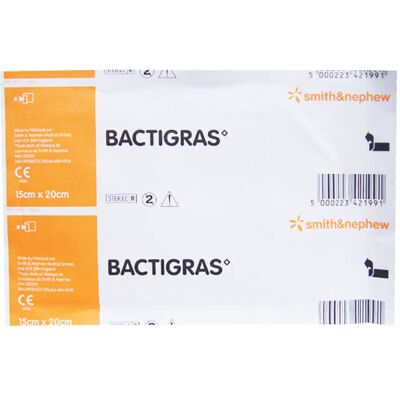Smith & Nephew Bactigras Opatrunek na Rany - Wound Dressing Smith & Nephew Bactigras Opatrunek na Rany - Wound Dressing