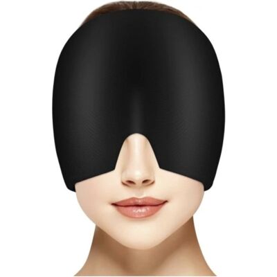 Opaska Na Oczy Głowę Łagodząca Migreny Zatoki Terapia Ciepło Zimno Czarna Opaska Na Oczy Głowę Łagodząca Migreny Zatoki Terapia Ciepło Zimno Czarna