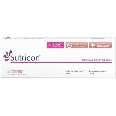 Sutricon Plastry Silikonowe Na Blizny, 5x30cm Sutricon Plastry Silikonowe Na Blizny, 5x30cm