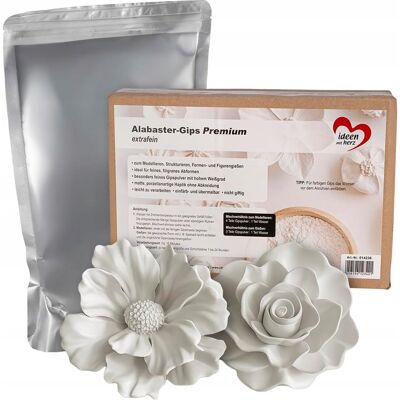 Inny producent Proszek Gips Alabaster 2500g Biały Premium Drobny Modelowy Odlaniec Inny producent Proszek Gips Alabaster 2500g Biały Premium Drobny Modelowy Odlaniec
