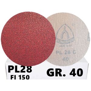 50x Krążki PL28 150mm P40 Papier ścierny na rzep KLINGSPOR 50x Krążki PL28 150mm P40 Papier ścierny na rzep KLINGSPOR