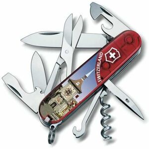 Victorinox Climber - Wielofunkcyjny nóż - Przezroczysta czerwień Victorinox Climber - Wielofunkcyjny nóż - Przezroczysta czerwień