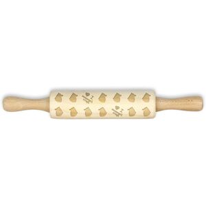 Szpic japoński - mały wałek we wzorki z psem, wałek do ciasta dla dziecka, dekorowanie gliny ceramicznej marki Art-Dog Szpic japoński - mały wałek we wzorki z psem, wałek do ciasta dla dziecka, dekorowanie gliny ceramicznej marki Art-Dog