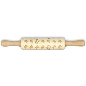 Wyżeł czeski szorstkowłosy, Czeski fousek - mały wałek we wzorki z psem, wałek do ciasta dla dziecka, dekorowanie gliny ceramicznej marki Art-Dog Wyżeł czeski szorstkowłosy, Czeski fousek - mały wałek we wzorki z psem, wałek do ciasta dla dziecka, dekorowanie gliny ceramicznej marki Art-Dog