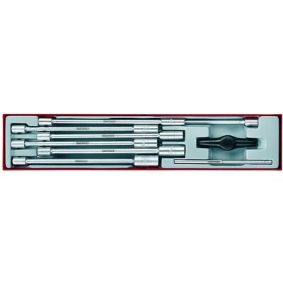 9-elementowy Zestaw bardzo długich kluczy nasadowych 3/8' z pokrętłem poprzecznym Teng Tools TTxTB09 Tengtools 9-elementowy Zestaw bardzo długich kluczy nasadowych 3/8' z pokrętłem poprzecznym Teng Tools TTxTB09 Tengtools
