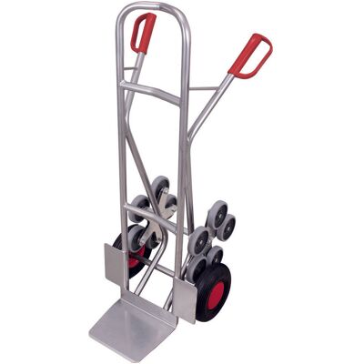 Inny producent Aluminiowa taczka do transportu po schodach, , dwa 5-ramiennie wieńce kół VARIOfit ap-1301 Inny producent Aluminiowa taczka do transportu po schodach, , dwa 5-ramiennie wieńce kół VARIOfit ap-1301