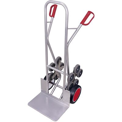 Inny producent Aluminiowa taczka do transportu po schodach, dwa 5-ramiennie wieńce kół VARIOfit ap-710.209 Inny producent Aluminiowa taczka do transportu po schodach, dwa 5-ramiennie wieńce kół VARIOfit ap-710.209