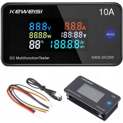 Benetech AMPEROMIERZ DC200V 10A WOLTOMIERZ Ah Wh TEMP. CZAS Benetech AMPEROMIERZ DC200V 10A WOLTOMIERZ Ah Wh TEMP. CZAS