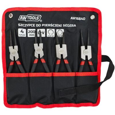 Zestaw 200mm szczypiec AW Tools - Stal CrV, Ergonomiczne Rączki Zestaw 200mm szczypiec AW Tools - Stal CrV, Ergonomiczne Rączki