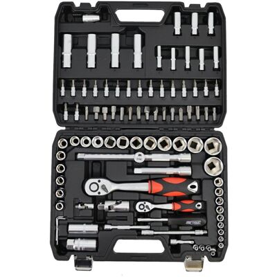 AWTOOLS Zestaw Kluczy 1/2'/1/4' 94 elementy AW39094 Black Line AWTOOLS Zestaw Kluczy 1/2'/1/4' 94 elementy AW39094 Black Line