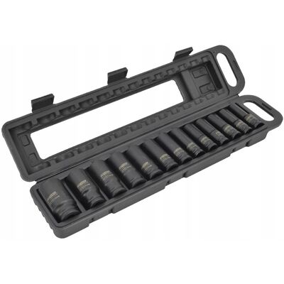 AWTOOLS ZESTAW NASADEK UDAROWYCH DŁUGICH 1/2' BLACK LINE 10-32mm AWTOOLS ZESTAW NASADEK UDAROWYCH DŁUGICH 1/2' BLACK LINE 10-32mm