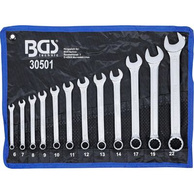 Inny producent BGS Zestaw Kluczy Płasko-Oczkowych 12 Sztuk 6-22 mm z Etui Tetron Wersja 2 Inny producent BGS Zestaw Kluczy Płasko-Oczkowych 12 Sztuk 6-22 mm z Etui Tetron Wersja 2
