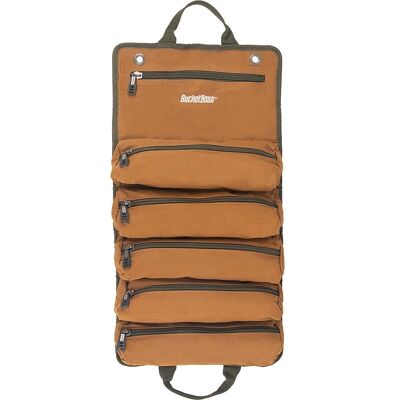 BAGGYMAX Bucket Boss Torba Narzędziowa Super Roll 6 Kieszeni Brązowa BAGGYMAX Bucket Boss Torba Narzędziowa Super Roll 6 Kieszeni Brązowa