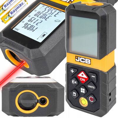 DALMIERZ LASEROWY MIERNIK LASEROWY OBLICZANIE POWIERZCHNI OBJĘTOŚCI 65M JCB DALMIERZ LASEROWY MIERNIK LASEROWY OBLICZANIE POWIERZCHNI OBJĘTOŚCI 65M JCB
