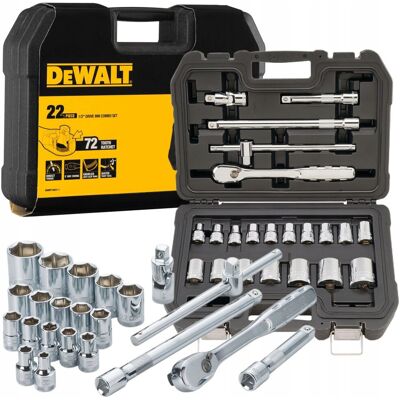 Dewalt Klucze 22El Zestaw Nasadek 1/2'' Dwmt19241 Dewalt Klucze 22El Zestaw Nasadek 1/2'' Dwmt19241