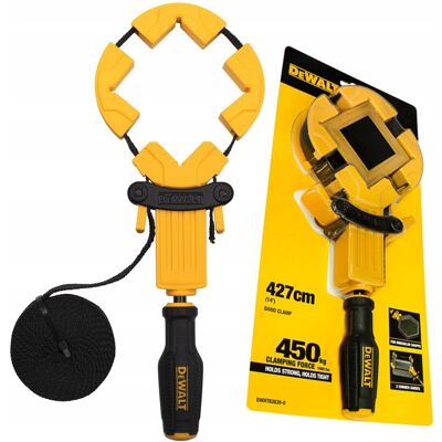 Dewalt Ścisk Taśmowy 4,5M Siła Do 454Kg Zacisk Sznur Traserski Dwht83839-0 Dewalt Ścisk Taśmowy 4,5M Siła Do 454Kg Zacisk Sznur Traserski Dwht83839-0