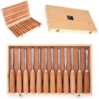 KRAFT&DELE DŁUTA RZEŹBIARSKIE 12EL. KD11775 KRAFT&DELE DŁUTA RZEŹBIARSKIE 12EL. KD11775