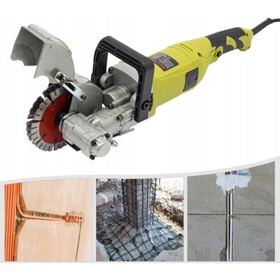 Inny producent Dłutownica do betonu ściennego 4000W 125mm 6500r/min Bogaty zestaw Inny producent Dłutownica do betonu ściennego 4000W 125mm 6500r/min Bogaty zestaw
