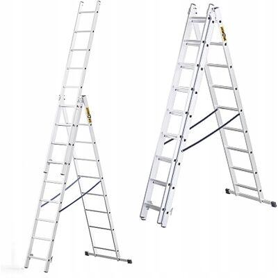 inna (Inny) Drabest Drabina Domowa Aluminiowa Wielofunkcyjna 3-Elementy 10 Stopni 150Kg inna (Inny) Drabest Drabina Domowa Aluminiowa Wielofunkcyjna 3-Elementy 10 Stopni 150Kg