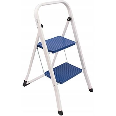 Inny producent Drabina 2 Stopnie Szeroki Podest Metalowa Antypoślizgowa Max 125 Kg 81 Cm Inny producent Drabina 2 Stopnie Szeroki Podest Metalowa Antypoślizgowa Max 125 Kg 81 Cm
