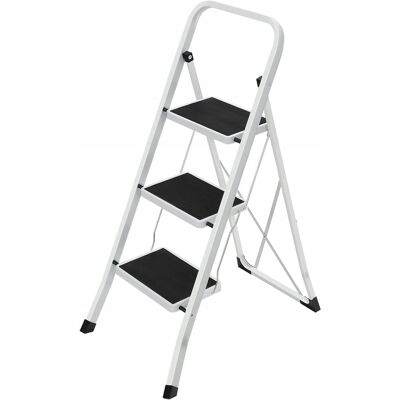 songmics DRABINA 3 Stopniowa SKŁADANA SZEROKOŚĆ SZCZEBLA 20cm ANTYPOŚLIZGOWE NÓŻKI songmics DRABINA 3 Stopniowa SKŁADANA SZEROKOŚĆ SZCZEBLA 20cm ANTYPOŚLIZGOWE NÓŻKI