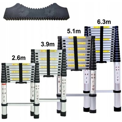 Inny producent Drabina 6,3 m aluminium 16 do 150 kg Inny producent Drabina 6,3 m aluminium 16 do 150 kg